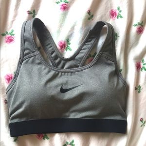 Nike Dri-FIT Sports Bra - gray